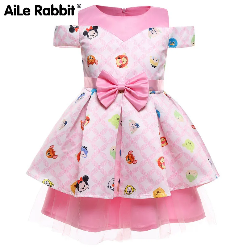 AiLe Rabbit/Детская одежда детское платье в европейском и американском стиле