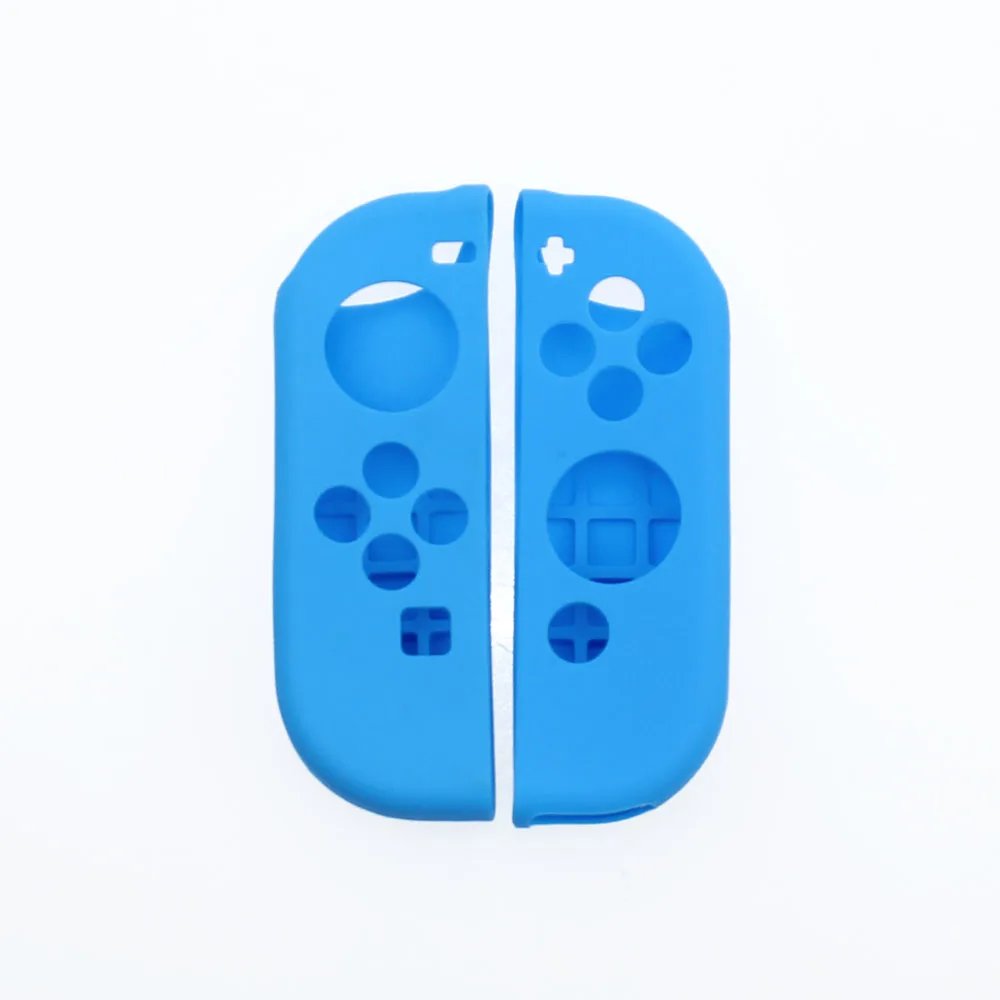 Защитный чехол-накладка для nintendo Switch NS Joy-Con, защитный корпус контроллера для ограниченной серии, резиновый силиконовый чехол - Цвет: E