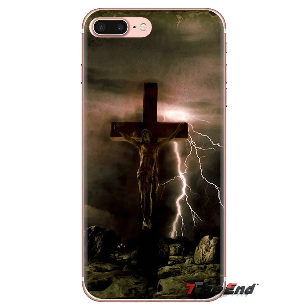 Прозрачный чехол из ТПУ для Huawei Mate Honor 4C 5C 5X 6X 7 7A 7C 8 9 10 8C 8X 20 Lite Pro Bible philopians Jesus Christ Cross