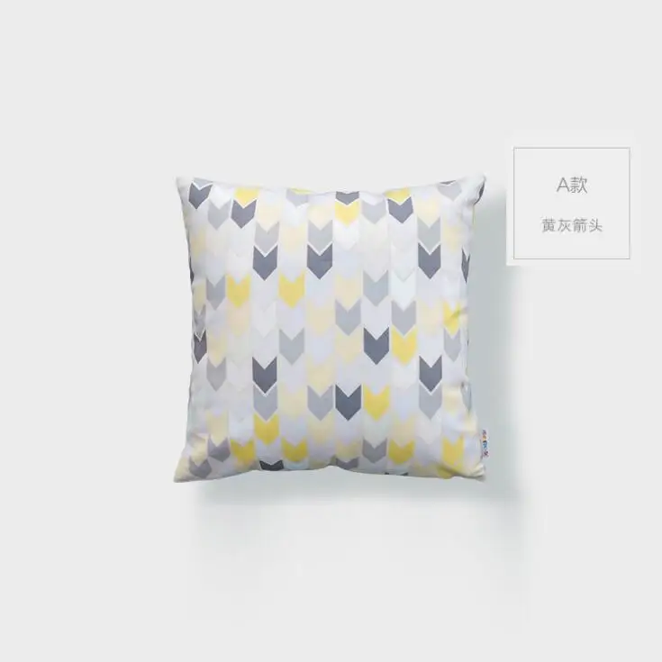 Простой полосатый Наволочки хлопок детские Декоративные Чехлы кровать игровая