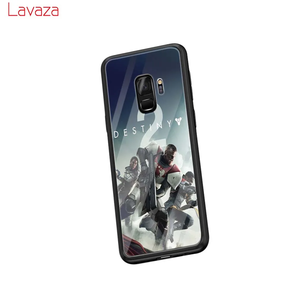 TG9 Lavaza Destiny 2 закаленное Стекло чехол для Samsung Galaxy S8 S9 S10 плюс S7 края Примечание 8 9 Мягкие TPU крышка - Цвет: TG9