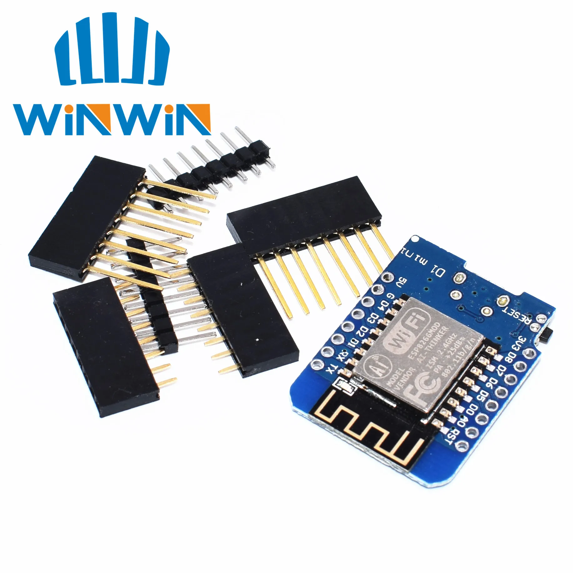 5 шт. D1 mini Mini NodeMcu 4 м байты Lua WIFI Интернет вещей макетная плата на основе ESP8266 от