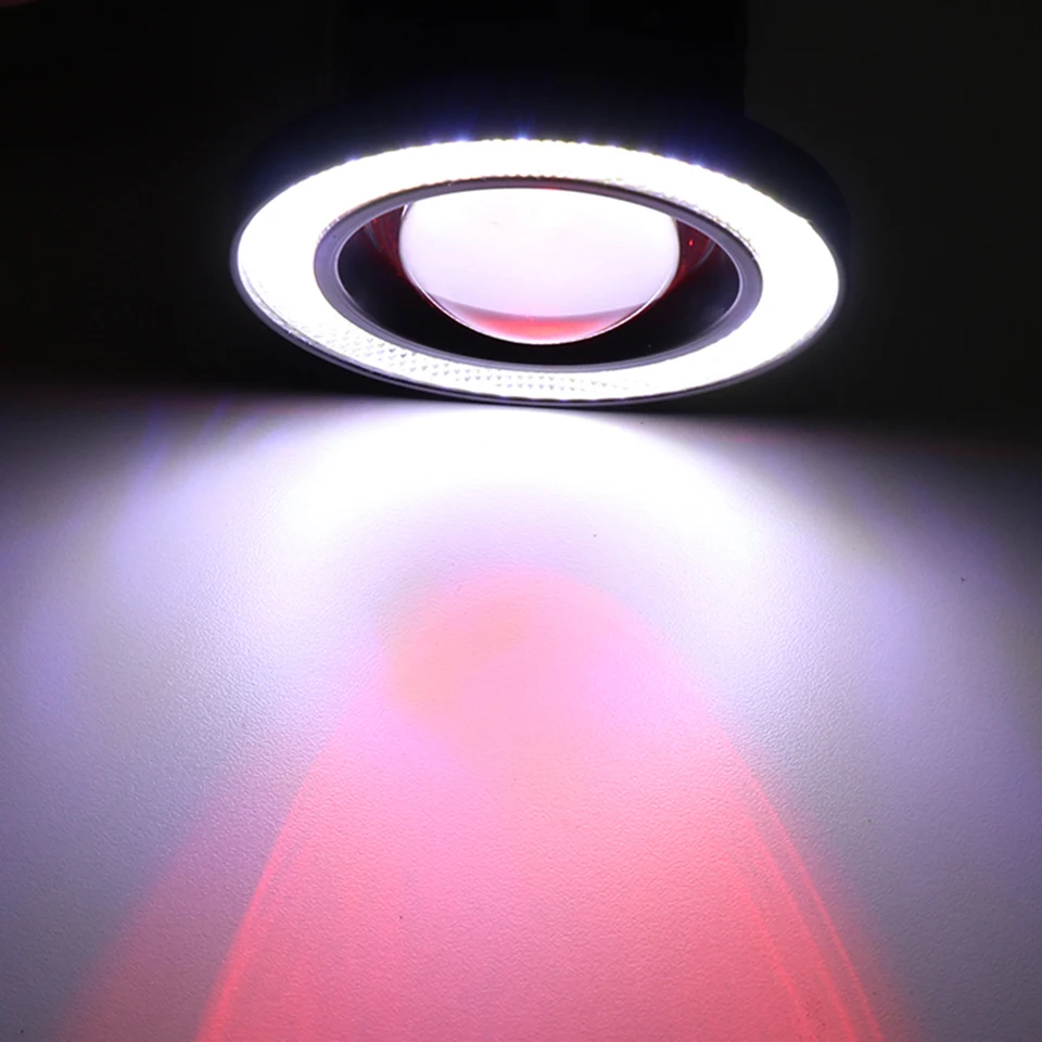 Kylummy автомобиля светодио дный RGB Ангельские глазки Туман лампа R500 2 5/3 0/3 5 дюймов