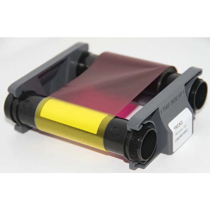 Evolis CBGR0100C YMCKO ленточная кассета 100 печать 5 панелей для Badgy100 Badgy200 лента для принтера id card (art.: 7ae57410a) - 7ae57410a