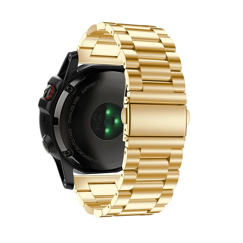 Металлический ремешок для часов из нержавеющей стали ремешок для Garmin Fenix 5X/5X Plus/Fenix 3/3 HR/D2/спуск Mk1 gps Аксессуары для умных часов