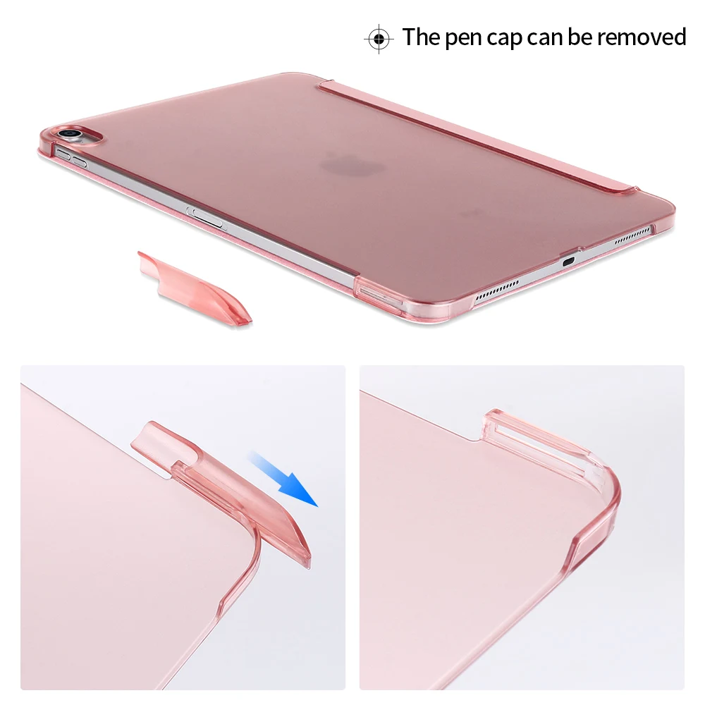 Чехол Funda для iPad Pro 11 2018 с держателем карандашом умный чехол из искусственной кожи