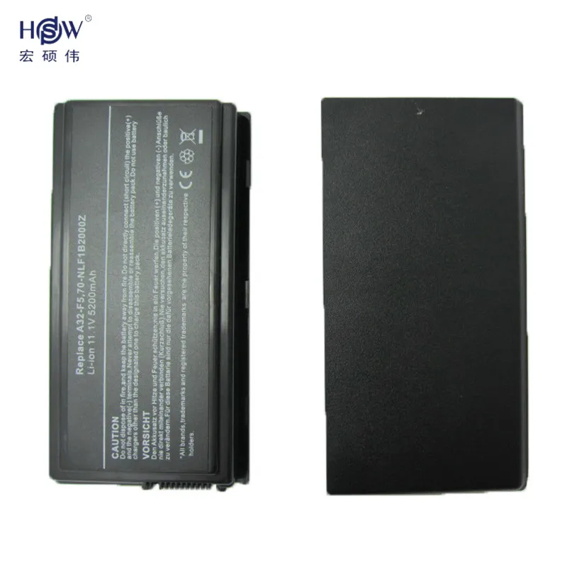 HSW 6 ячеистая для ноутбука Батарея Asus A32-F5 F5 F5C F5GL F5M F5N F5R F5RI F5SL F5Sr F5V F5VI F5VL F5Z X50 X50C X50M X50N