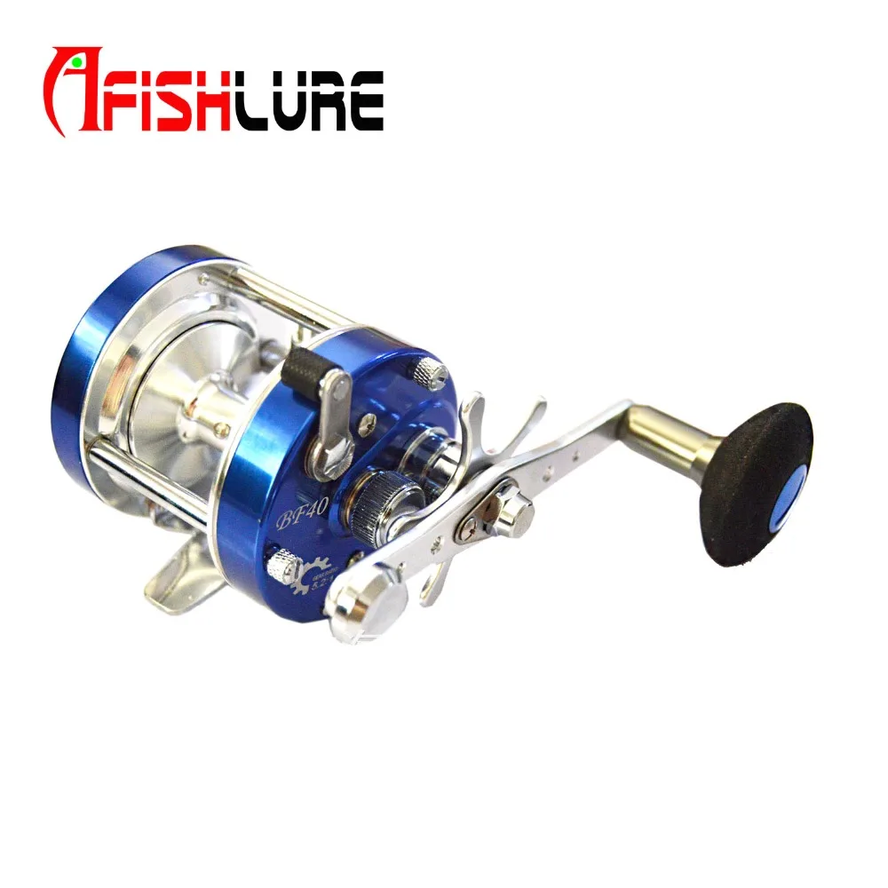 Металлическая круглая джиггинговая катушка 6 + 1 подшипник для морской воды