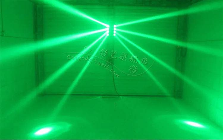 2 шт./лот LED движущаяся голова Паук свет 8х12 Вт rgbw 4в1 луч сценическое Освещение dj