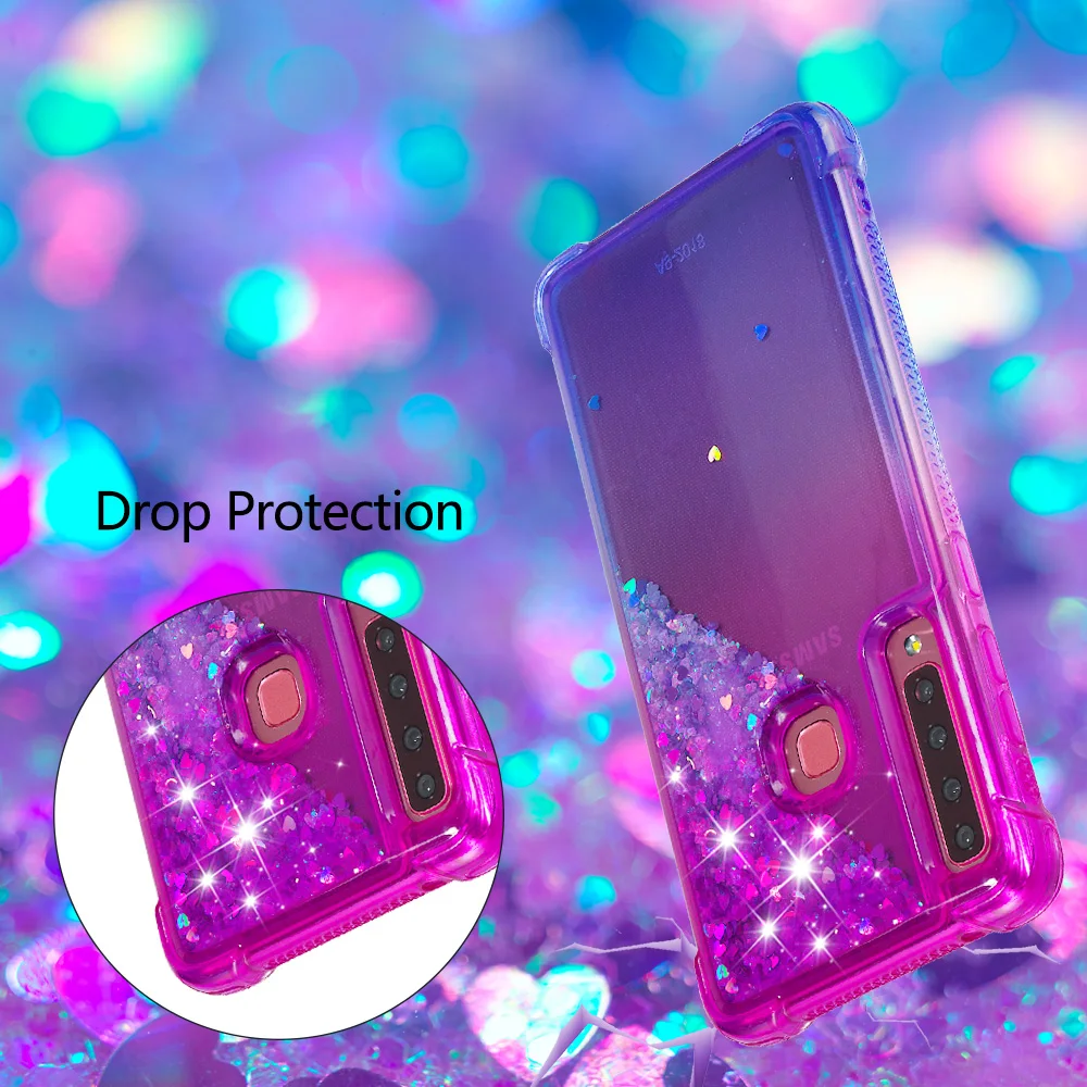Шикарный чехол для Samsung Galaxy A9 2018 A920 динамический жидкий зыбучий песок A9s Star Pro SM-A920X