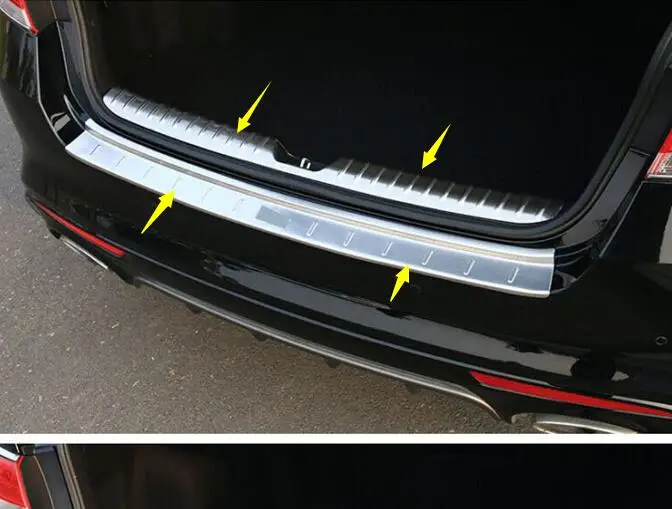 Нержавеющей внутренняя внешний задний бампер протектор гвардии пластины