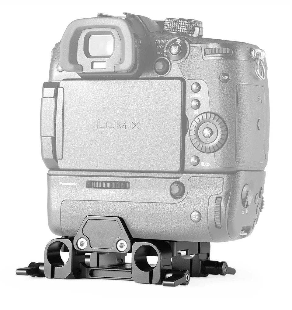 SmallRig DSLR камера стабилизатор Половина Клетка комплект для Panasonic Lumix GH5 камера с батарейным захватом мм с 15 мм стержень зажим