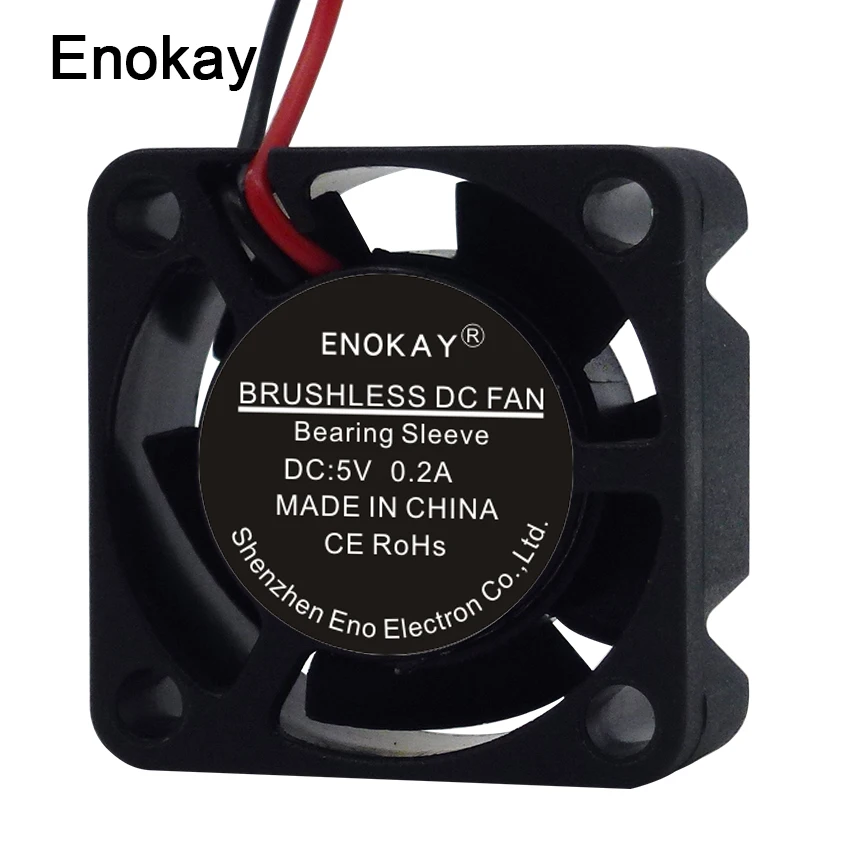 1 шт. Enokay 5V 0.2A маленький микро Бесщеточный вентилятор охлаждения постоянного тока