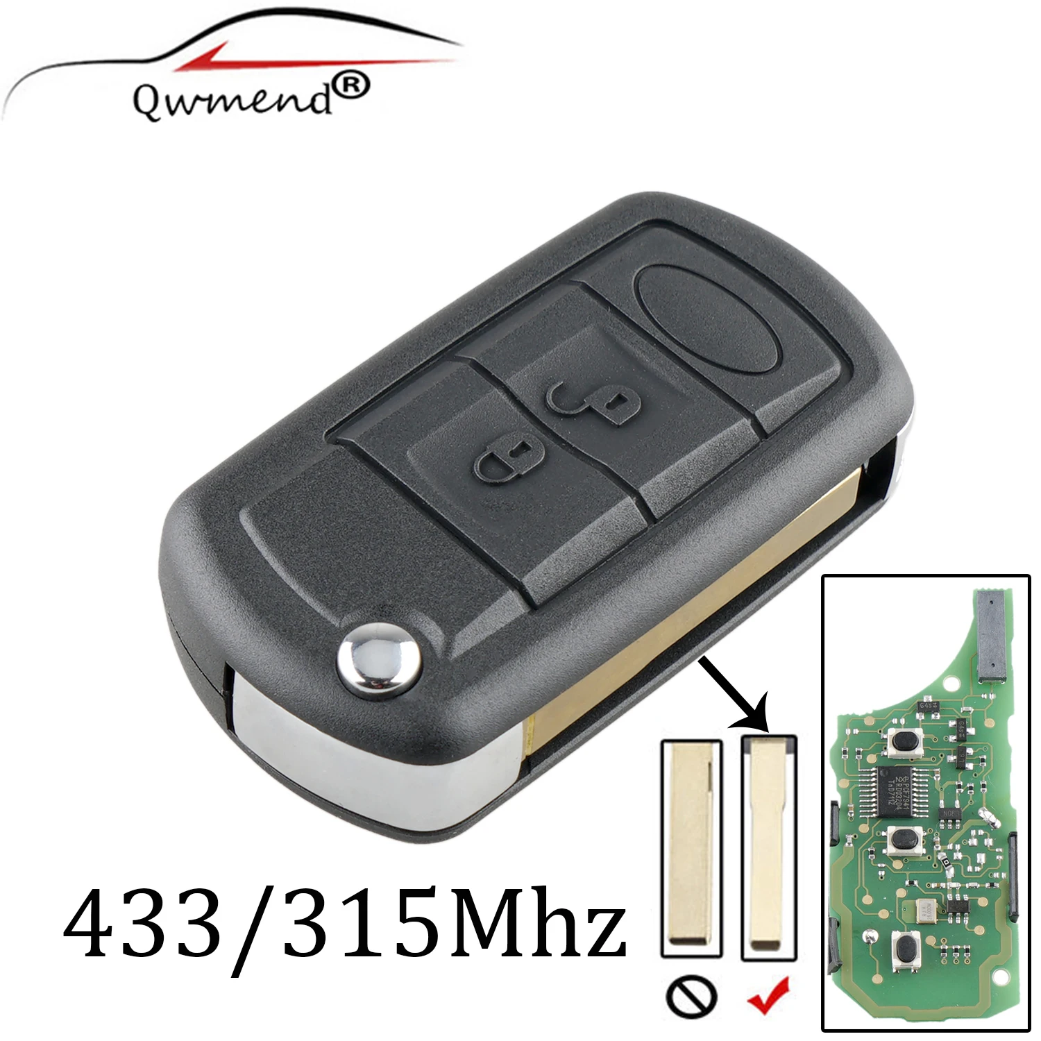 

Ключ дистанционного управления для Land Rover Range Rover LR3 Range Rover Sport 2008 2009 2010, 3 шт. * 3 кнопки, 315 МГц, чип PCF7941, оригинальный ключ