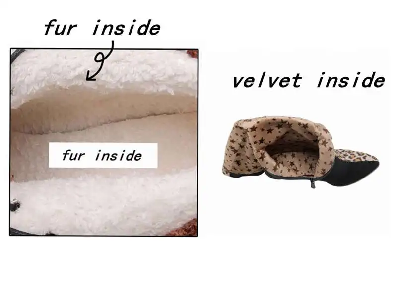 ASILETO/зимние сапоги до колена Замшевые на молнии с острым носком и леопардовым
