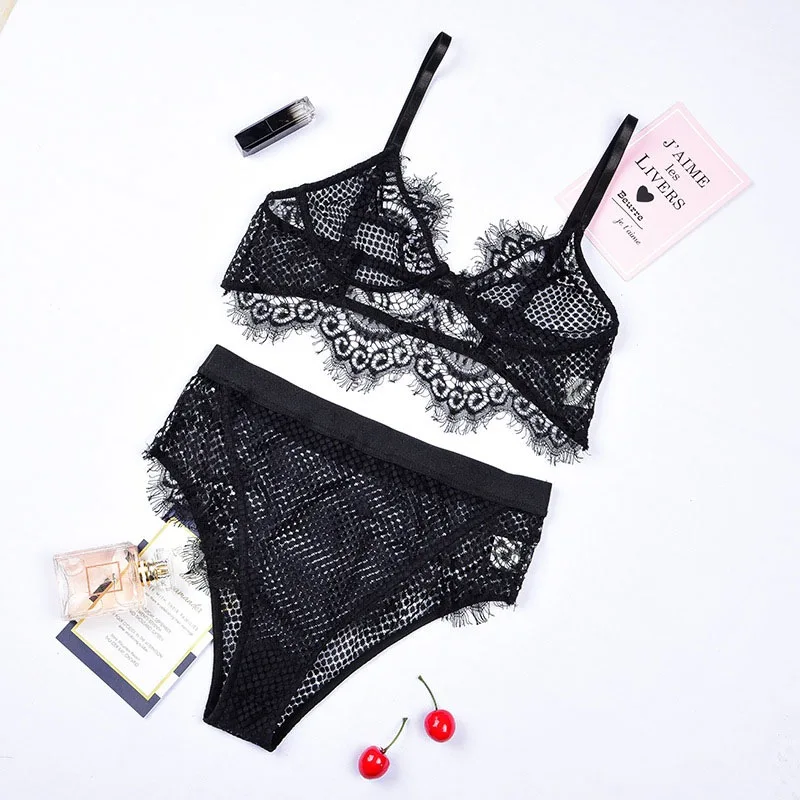 Комплект женского нижнего белья ультратонкое сексуальное нижнее белье с пуш