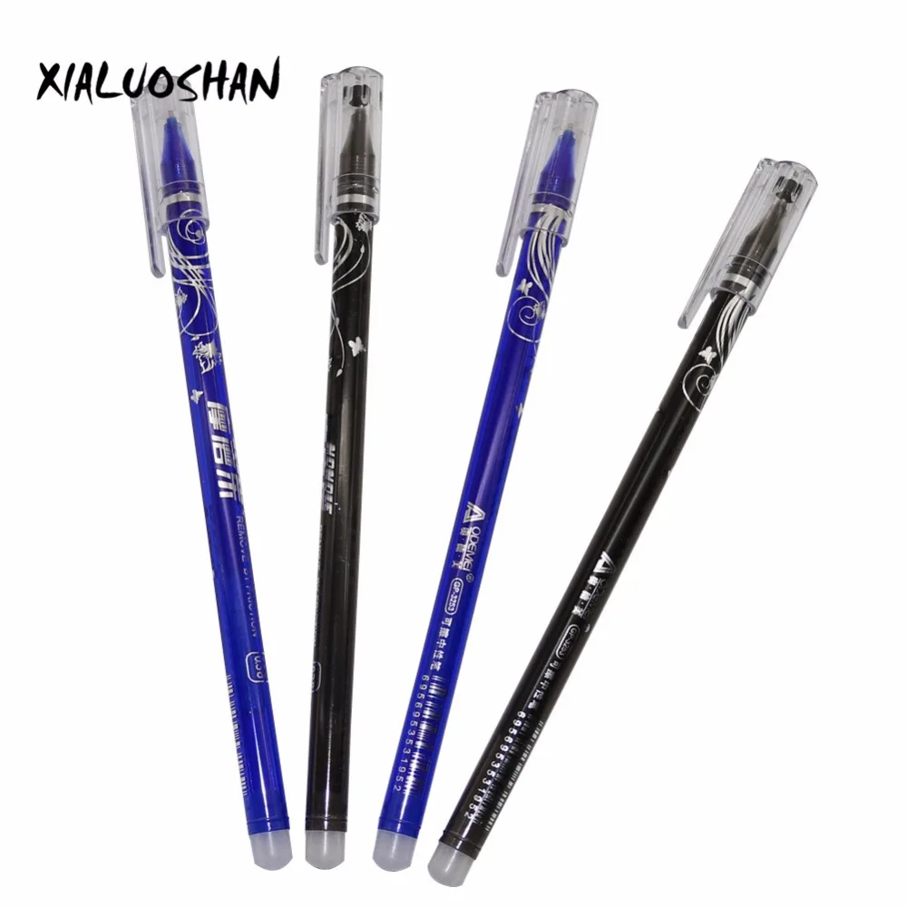 

1Pc 0.38mm Extended Erasable Pen Blue / Black Smooth Ggel Refills New High-quality Students favorite Supplies
