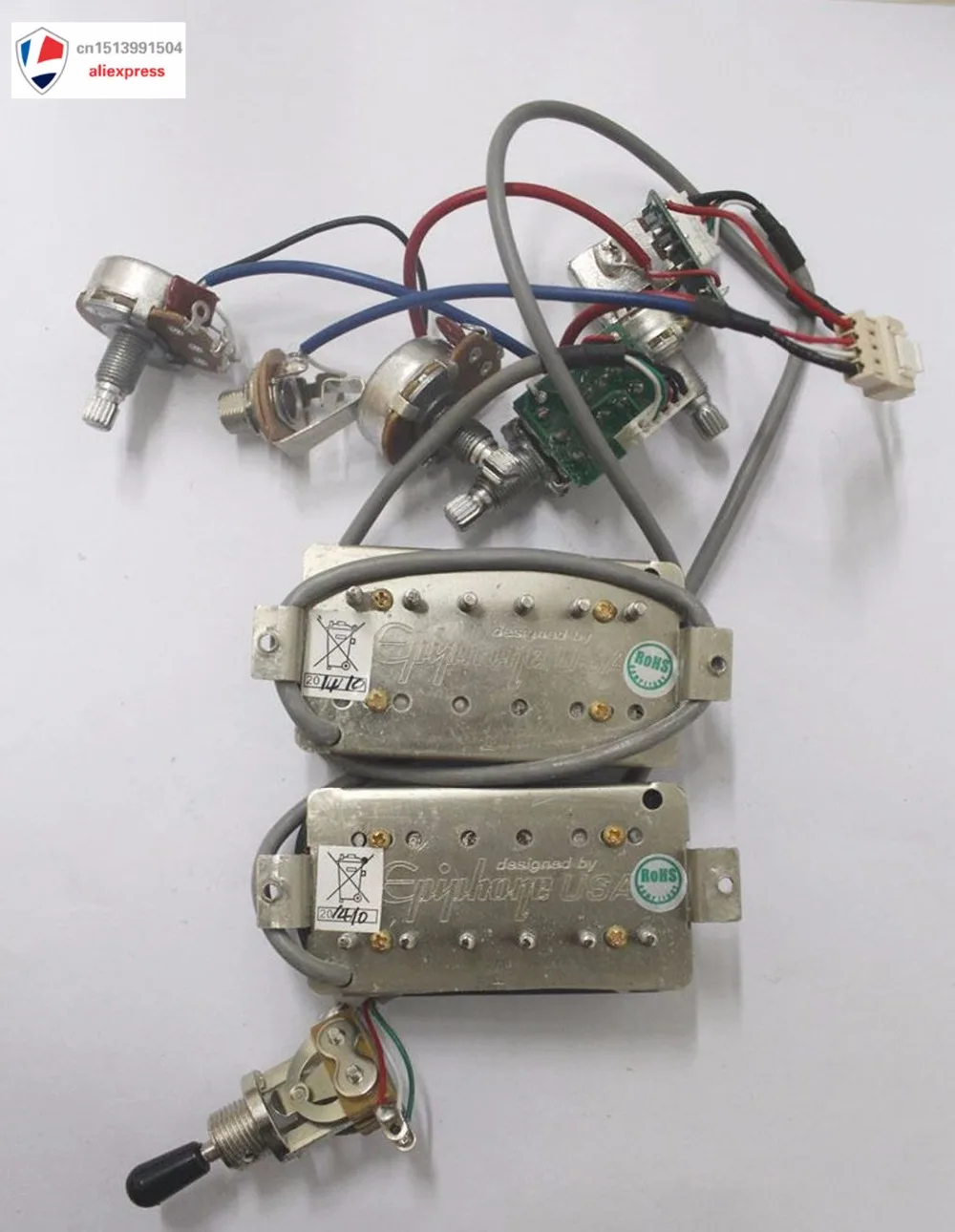 Новый дизайн хром ProBucker Alnico шеи и мост пикапы с Pro жгут проводов|bridge pickup|pro pickuppickup