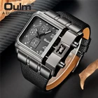 2019 OULM Модные мужские часы с хронографом Топ брендовые Роскошные Кварцевые часы мужские водонепроницаемые спортивные часы Relogio Masculino