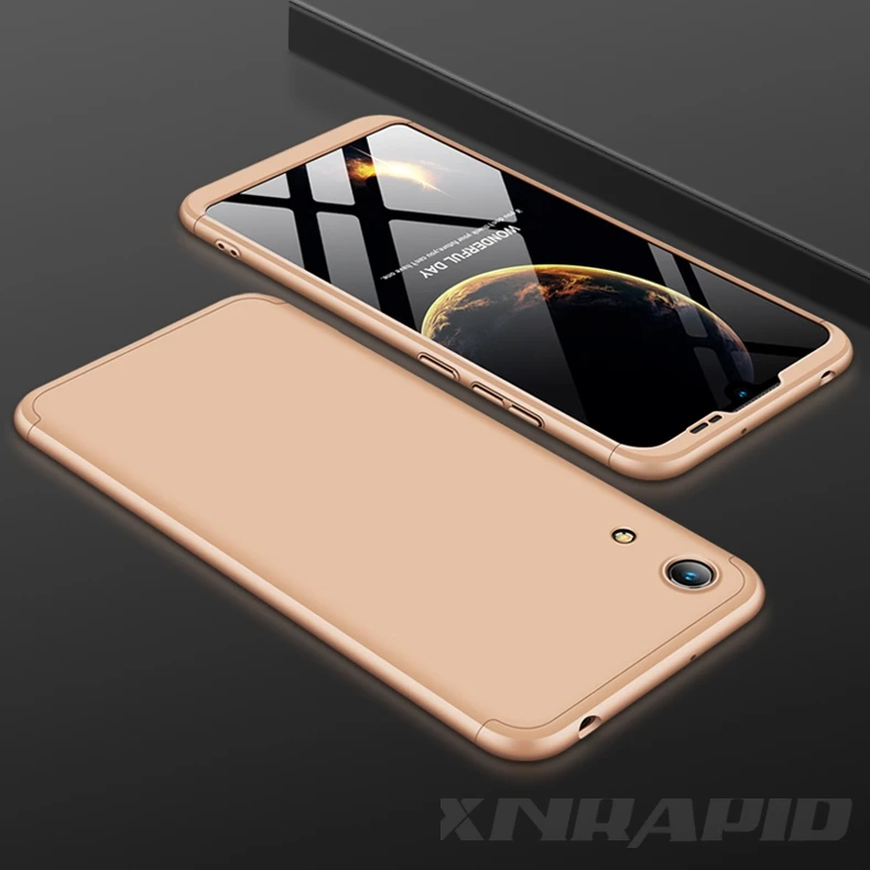 Чехол для Honor 8A Pro, чехол 360, полная защита, ударопрочный, матовый, твердый, поликарбонат, чехол для huawei Honor 8A Play, чехол