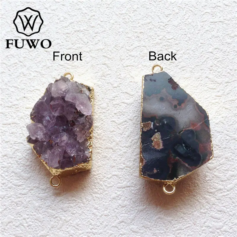 Женский кластерный Соединитель с 24 каратным золотым наполнителем FUWO