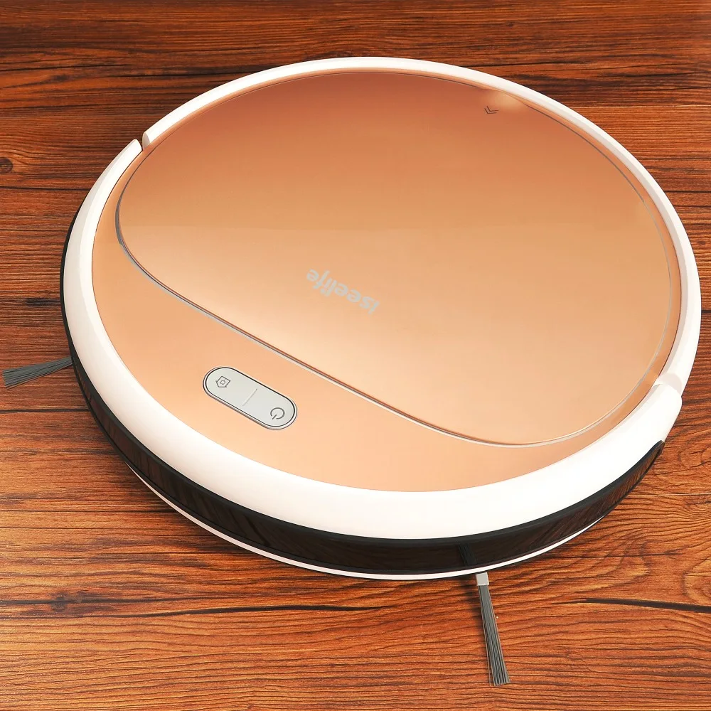 Умный робот-пылесос ISEELIFE 1300PA 2в1 для дома, резервуар для сухой влажной воды, бесщеточный мотор, умный робот-пылесос