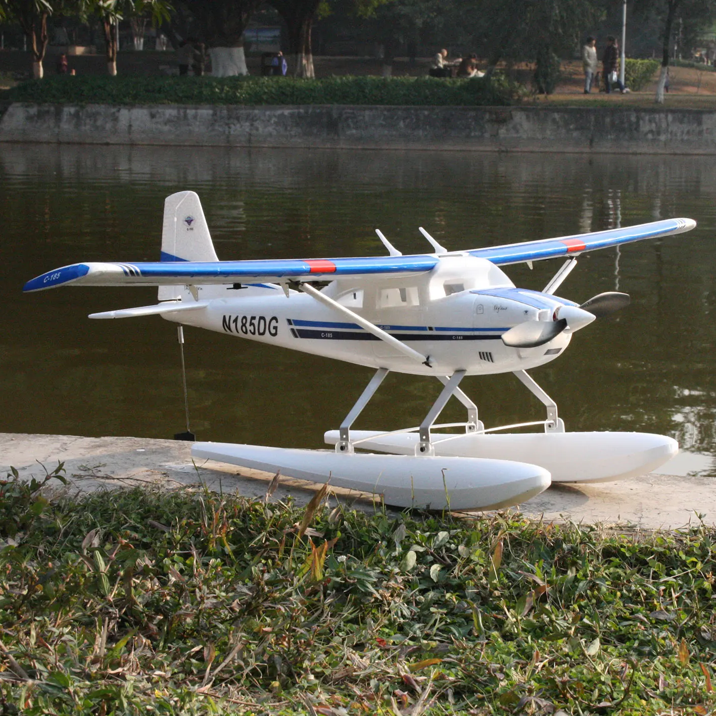 Мини Cessna 185 RTF 6CH функция лоскута EPO 928 мм водяной самолет 2812 бесщеточный двигатель 20A ESC 3 S 11,1 В LiPO батарея