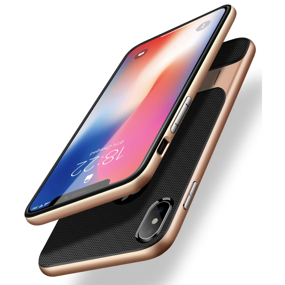 Чехол для телефона iPhone XS Max XR X противоударный Гибридный Мягкий силиконовый чехол
