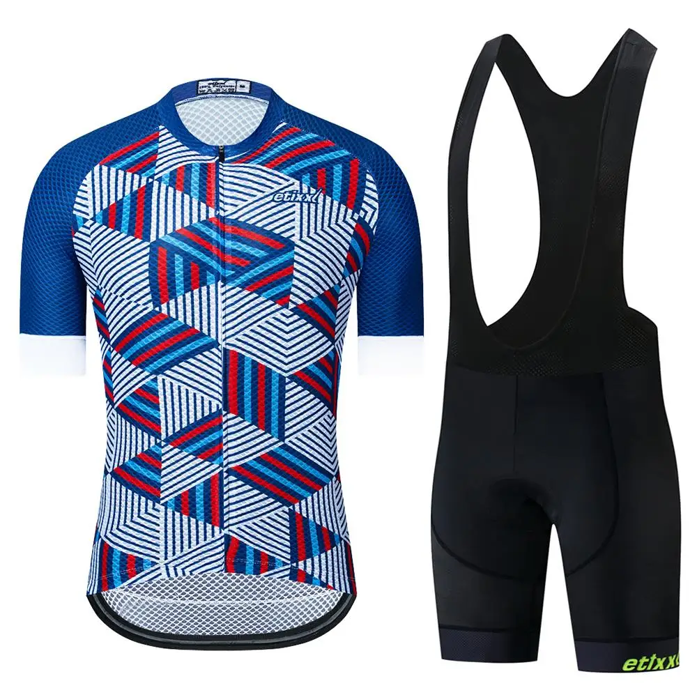 Bib Cycling Set 02 ETIIXXL Велоспорт Джерси Набор дорога для горного велосипеда Одежда Набор Спортивная одежда для езды на горном велосипеде костюм Велоспорт одежда Набор для мужчин - Цвет: Bib Cycling Set 02
