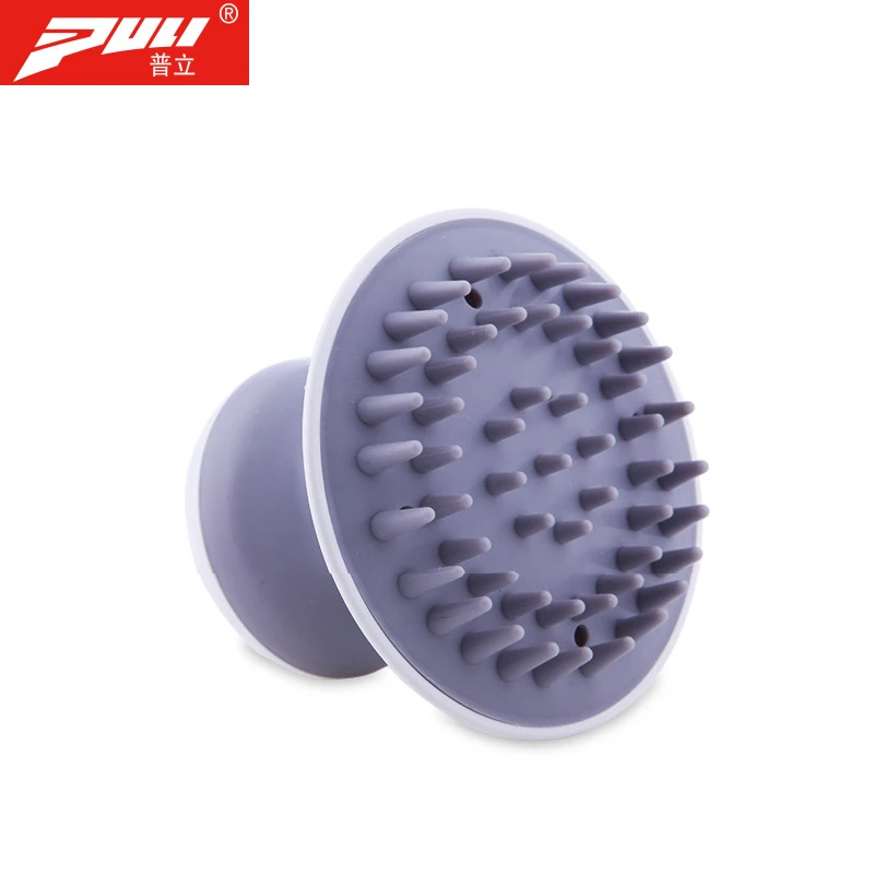 Электрический массажный гребень для головы из поликарбоната и силикона