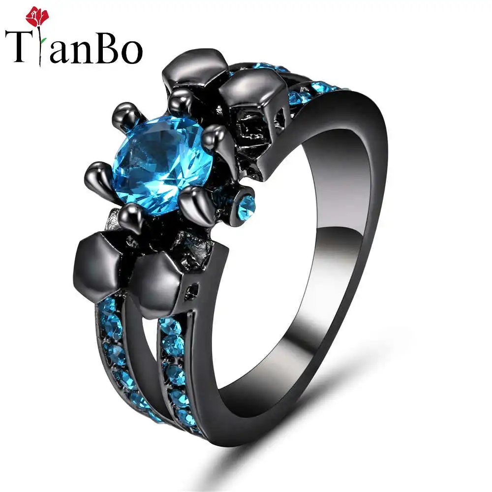 TianBo хорошее модное ювелирное изделие фиолетовое/небесно голубое CZ