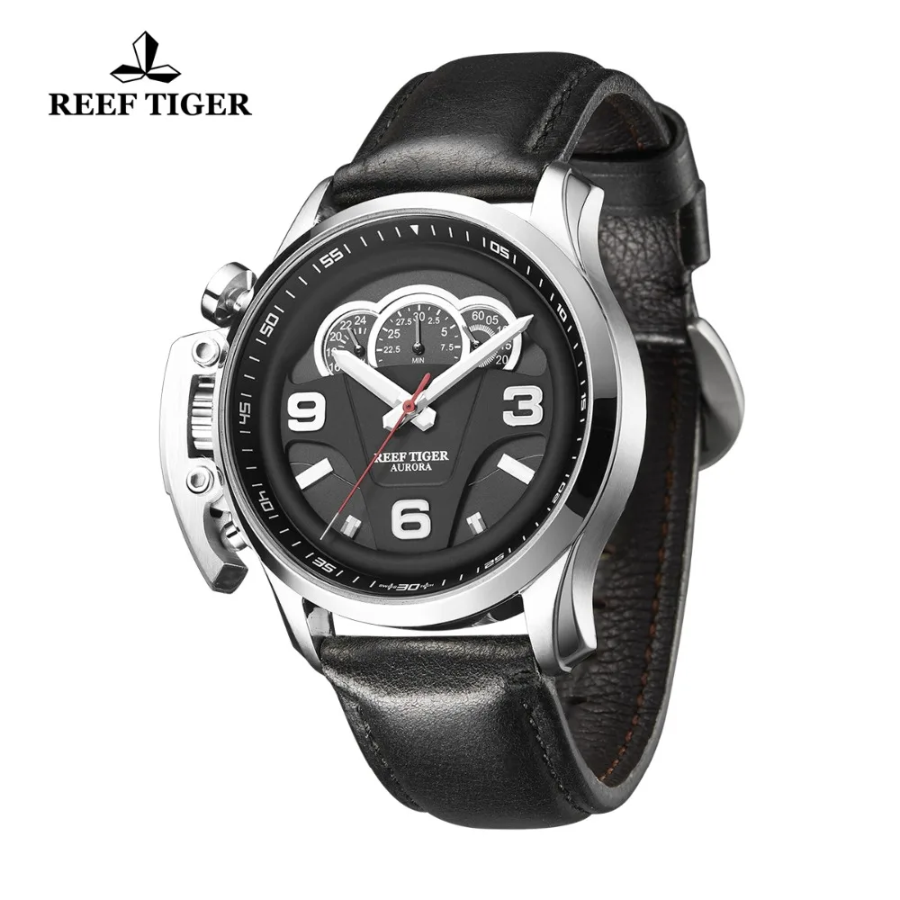 Часы мужские спортивные водонепроницаемые с кожаным ремешком | Наручные часы