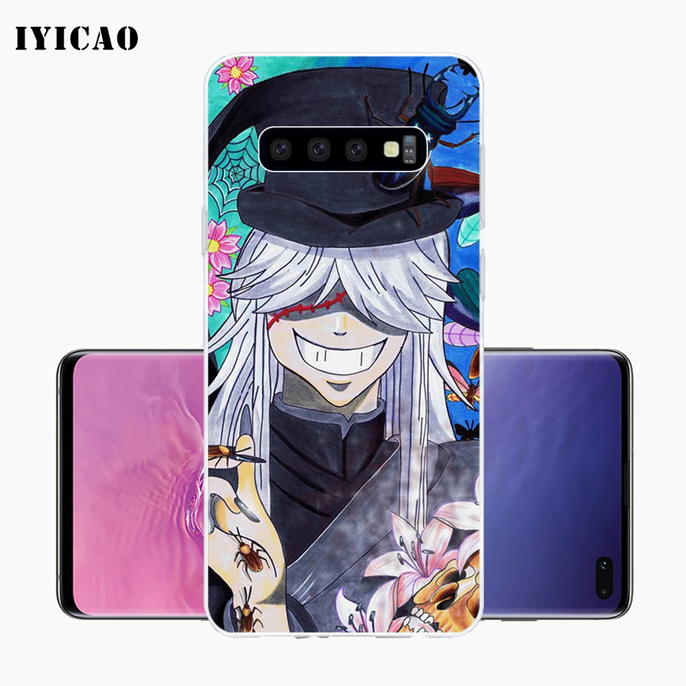 IYICAO Under taker Black Butler Soft Silicone Phone Case for Samsung Galaxy S10e S10 S9 S8 Plus S7 Edge TPU Cover | Мобильные