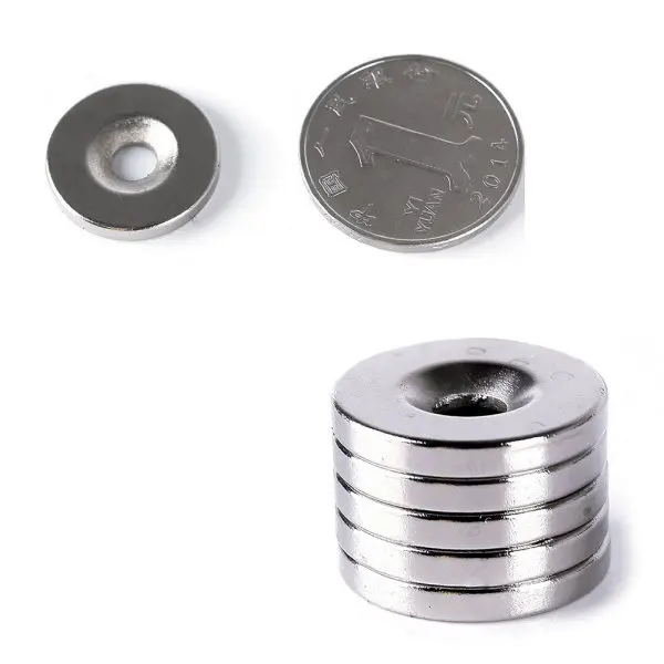 5 20 шт./упак. D20mm x3mm отверстие мм кольцо редкой земли сильные потайные неодимовые