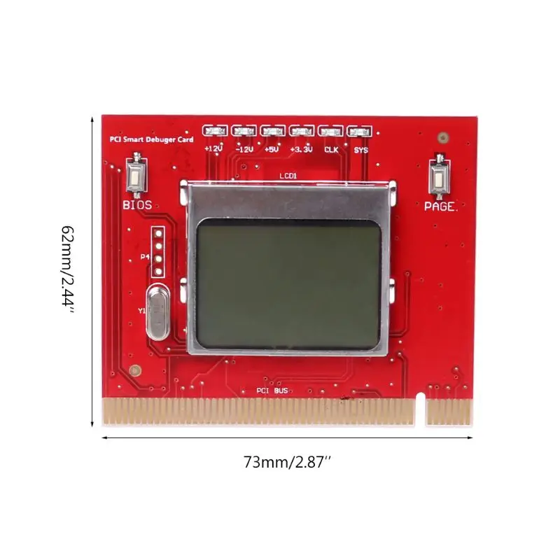 ПК ЖК-дисплей PCI Компьютерный Анализатор материнская плата диагностический