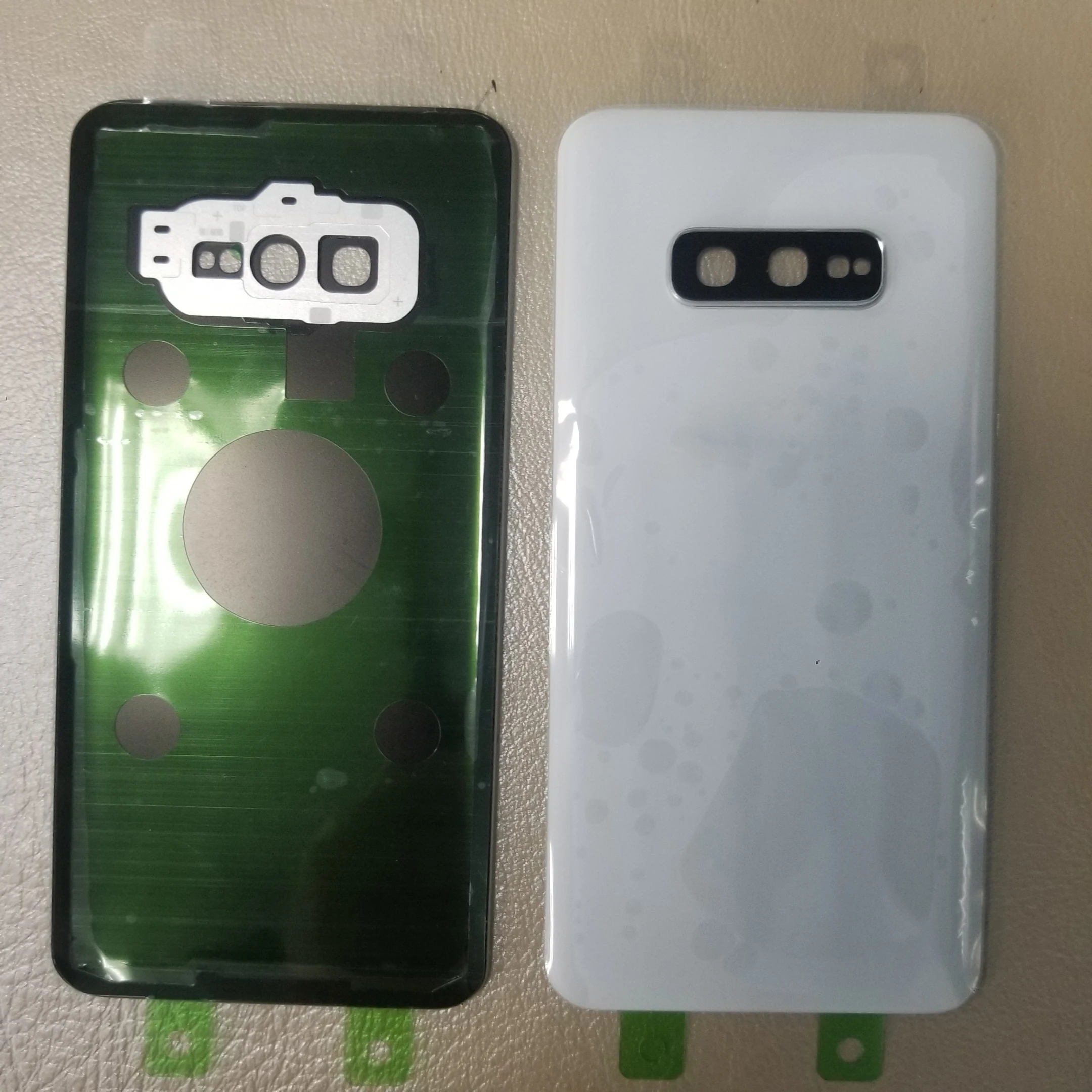 10 шт. задняя крышка Novecel с крышкой камеры для samsung S10/S10E/S10 Plus задняя крышка батарейного отсека задняя дверь Корпус чехол Замена