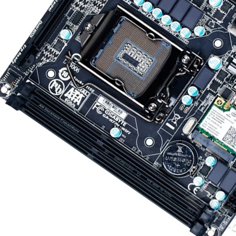 Материнская плата GIGABYTE GA-H77N-WIFI для настольного компьютера LGA1155 DDR3 Mini-ITX