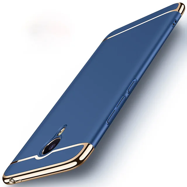 Синий Meizu M5 M3 M2 M6 Примечание чехол для телефона чехол на заднюю часть, Роскошный Жесткий чехол для Meizu note5 note3 Note2 Note6 M 5, 2, 3, ремешок 6 защитную крышку чехол для телефона - Цвет: Синий
