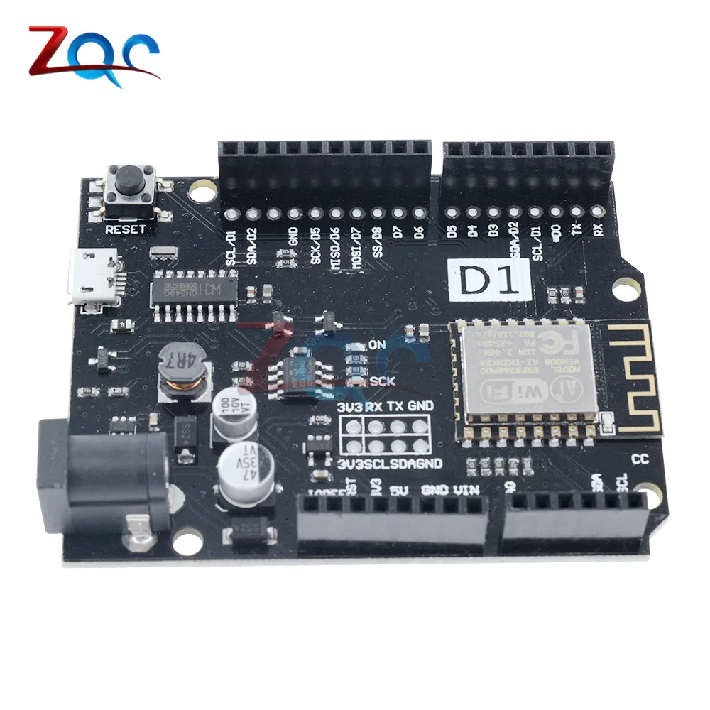 Для WeMos D1 R2 на основе Wi-Fi ESP8266 V2.1.0 ESP-I2F плата разработки для Arduino R3 Nodemcu совместимый