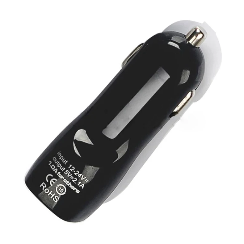 Автомобильное зарядное устройство с двумя USB портами 300 а для iPhone 6|Зарядные