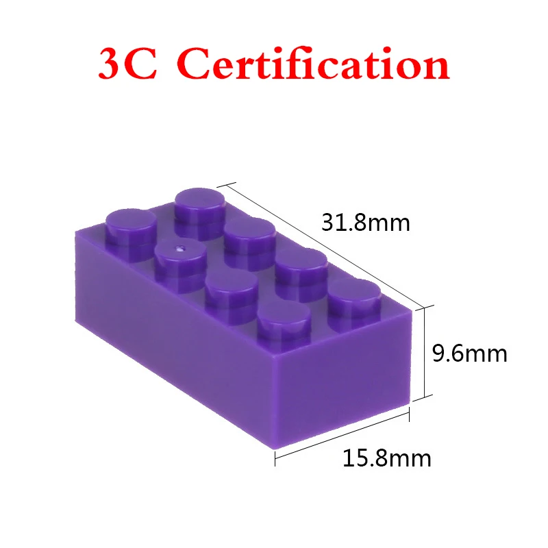 40 шт. в партии для детей ростом от 2X4 DIY просветить игрушка Пластик конструкторные