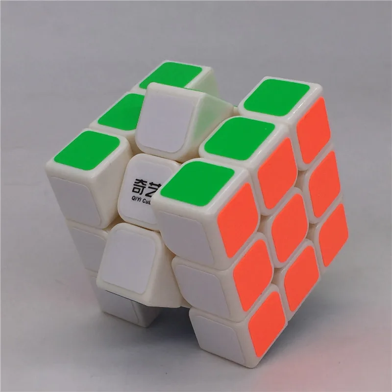 Официальное разрешение QIYI Волшебные кубики 3x3x3 5,6 см наклейка Скорость Твист Головоломка игрушки для детей подарок волшебный куб MF306