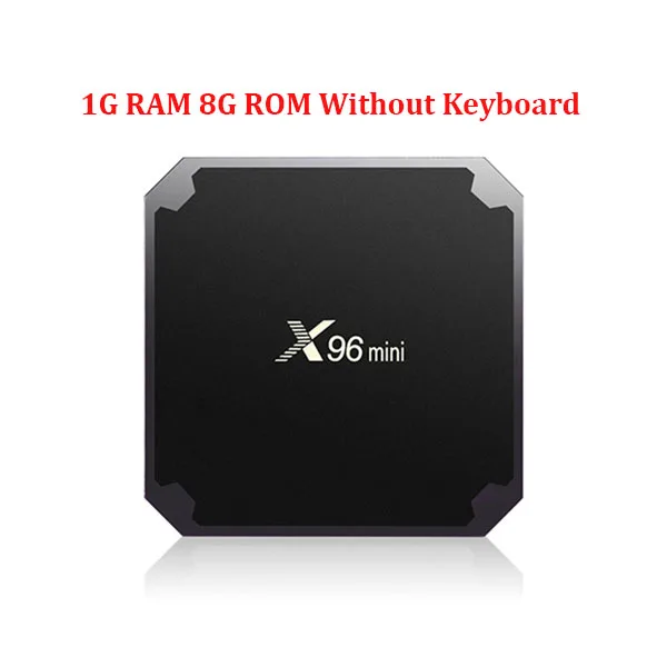 10pcs TV box X96 mini Android 7.1 Amlogic S905W 2GB 16GB 1GB 8GB 2.4GH HDMI 2.0 With ordinary remote control - Color: 1GB 8GB