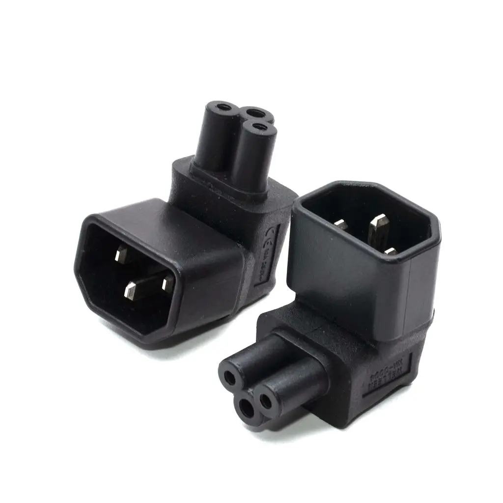 Угловой адаптер IEC 320 C14 в C5 угловой преобразователя 320|angle|angle adapter |