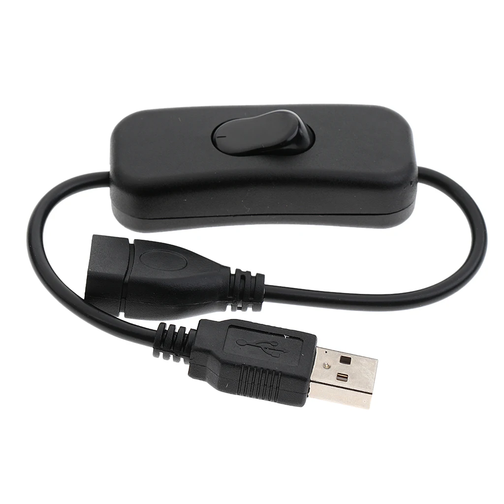 USB Etension Cable with on/off Rocker Switch Power Control Toggle for LED fpr Power Supply USB type-A Male+303Rocker Switch