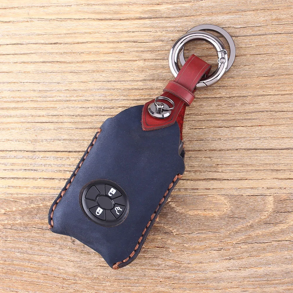 DANDKEY натуральная кожа защита автомобильный брелок чехол для ключей Toyota RAV4 2009 2011 RAV