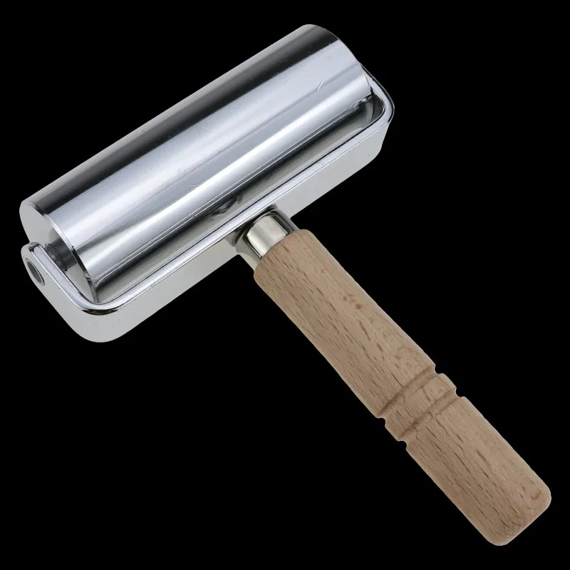 silver 100mm 26/60/100 мм кожа клеевые края Ламинирующий валик ремесла Сделай Сам ручной работы складки инструмент Craft ролик - Цвет: silver 100mm