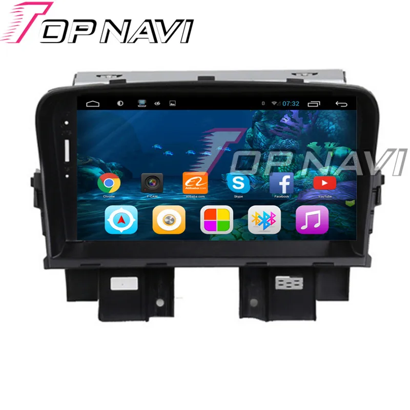 Topnavi 4 ядра Android 6,0 автомобильные ПК DVD плеер Радио для Chevrolet Cruze 2008 2009 2010 2011 стерео gps навигация 2G+ 32 ГБ