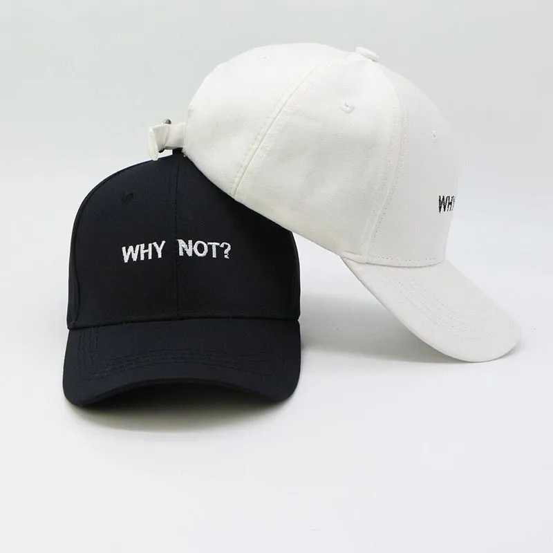 Бейсболка с надписью Why Not Snapbacks, хип-хоп кепка для мужчин и женщин, шапка для папы, хлопковая черно-белая облегающая Кепка для мальчиков и девочек, кепка s