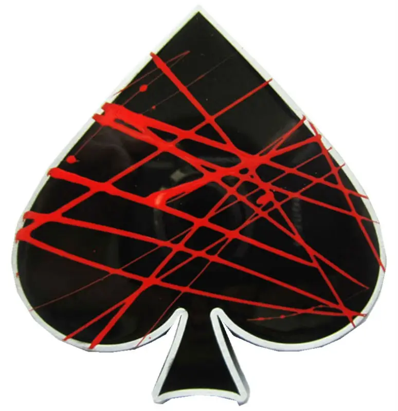 Новая Винтажная эмалированная Пряжка для покера Ace Spade| |